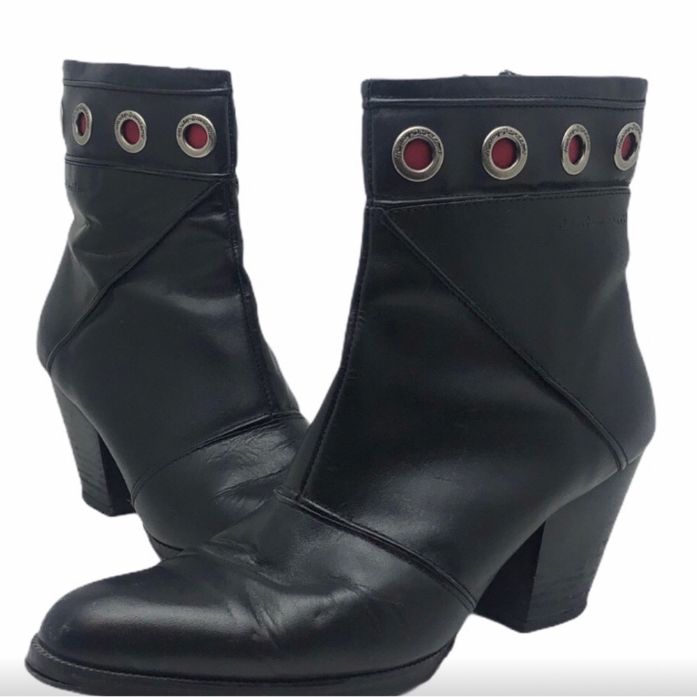 Harley Davidson Black Saunter Ankle Boots